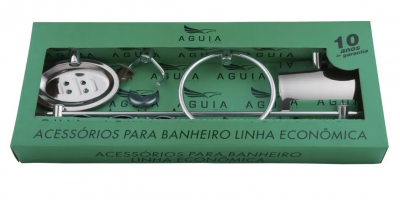 KIT BANHEIRO METAL 5PÇS